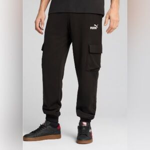New Men’s Puma Black Essential Pocket sweatpants.Size XXL -Style No: 846114-01